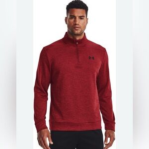 Under Armour Men’s Quarter Zip Armour fleece Pullover Cold Gear Size Large